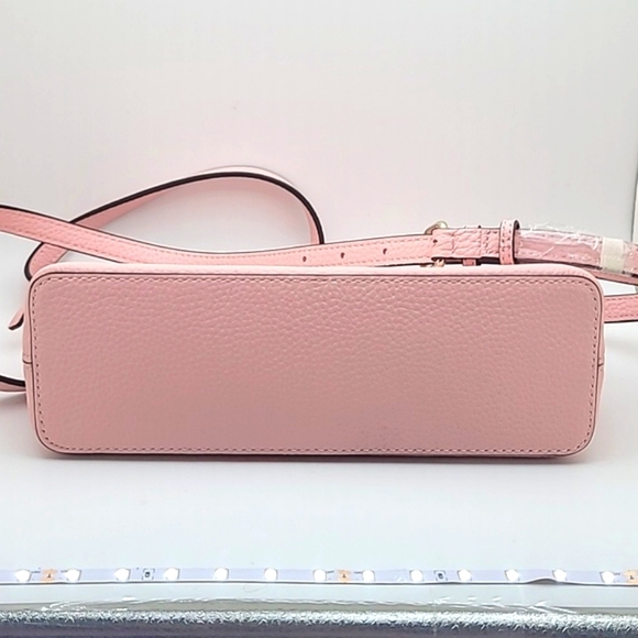 NWT KATE SPADE HANNA CROSSBODY BAG PURSE ROSY CHEEKS PINK LEATHER  MSRP $299 - Picture 5 of 7
